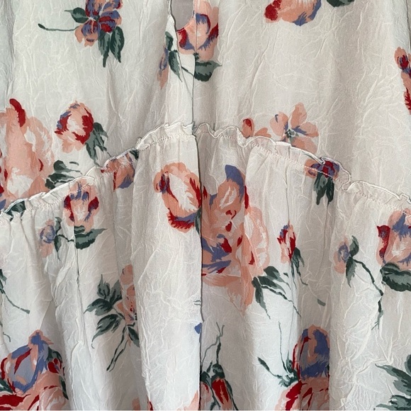 Lucky Brand Pale Pink Floral Blouse - Picture 3 of 6